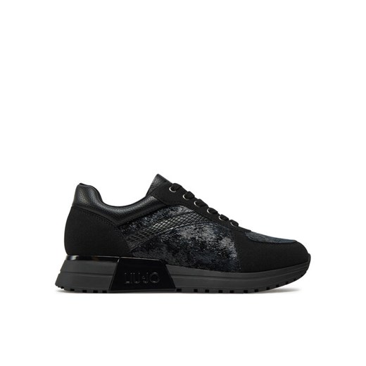 Sneakersy Liu Jo Kiss 816 4F4713 TX440 Czarny ze sklepu eobuwie.pl w kategorii Buty sportowe damskie - zdjęcie 184227200
