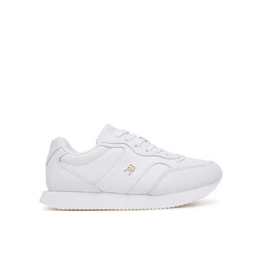 Sneakersy Tommy Hilfiger Runner FW0FW08696 Biały ze sklepu eobuwie.pl w kategorii Buty sportowe damskie - zdjęcie 184227203