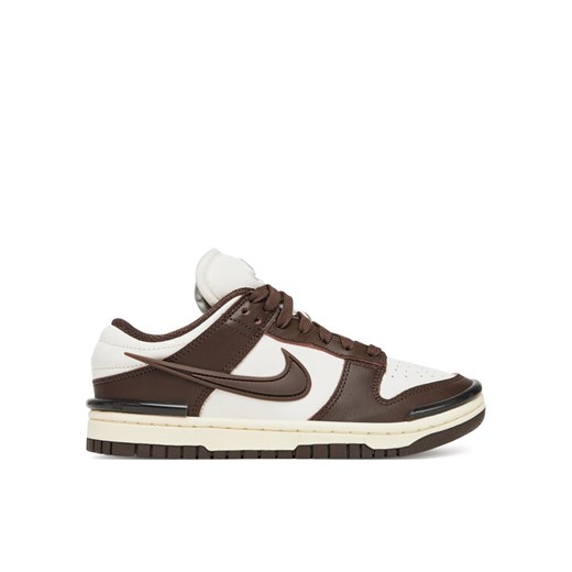 Sneakersy Nike Dunk Low Twist DZ2794 003 Biały ze sklepu eobuwie.pl w kategorii Buty sportowe damskie - zdjęcie 184227212