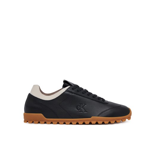 Calvin Klein Jeans Sneakersy Low Profile Runner Mg Lth Mix YW0YW01847 Czarny ze sklepu MODIVO w kategorii Buty sportowe damskie - zdjęcie 184227850
