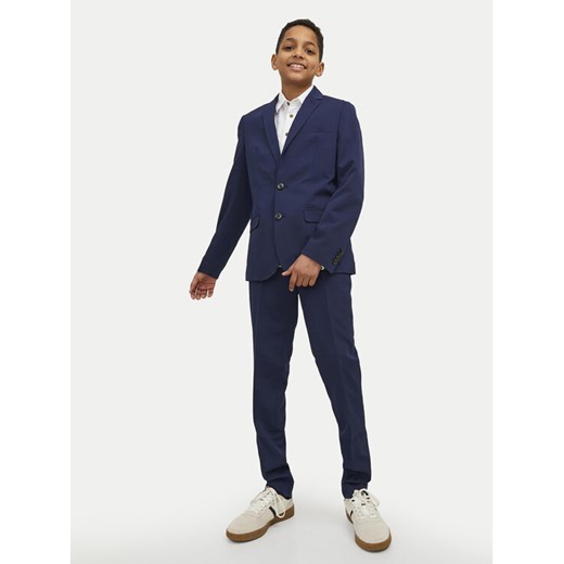 Jack&Jones Junior Garnitur Solar 12198318 Granatowy Super Slim Fit ze sklepu MODIVO w kategorii Komplety chłopięce - zdjęcie 184227873