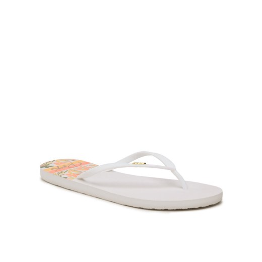 Roxy Japonki ARJL100950 Biały ze sklepu MODIVO w kategorii Klapki damskie - zdjęcie 184227900