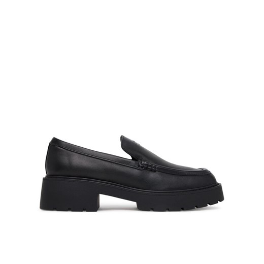 Calvin Klein Jeans Loafersy Chunky Cupsole Ru Patch Lth YW0YW01862 Czarny ze sklepu MODIVO w kategorii Lordsy damskie - zdjęcie 184227904