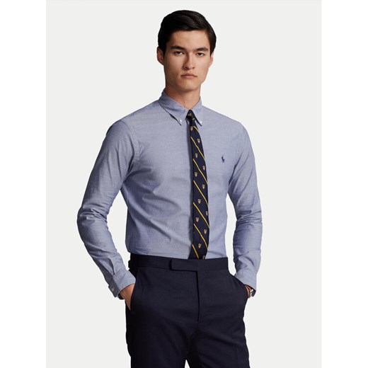 Polo Ralph Lauren Koszula 710829480010 Niebieski Custom Fit ze sklepu MODIVO w kategorii Koszule męskie - zdjęcie 184227960