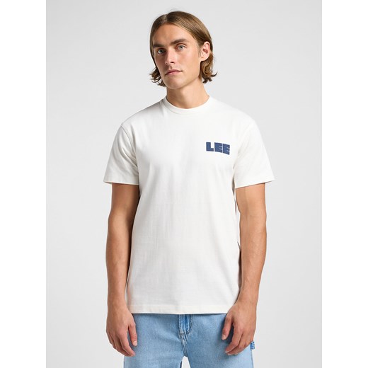 LEE MĘSKA KOSZULKA LEE WW GRAPHIC TEE ECRU 112364590 ze sklepu YouNeedit.pl w kategorii T-shirty męskie - zdjęcie 184229053