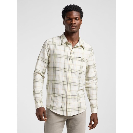LEE MĘSKA KOSZULA LEE LEESURE SHIRT SAGE 112363903 ze sklepu YouNeedit.pl w kategorii Koszule męskie - zdjęcie 184229274