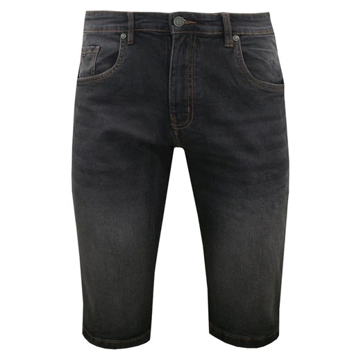 Jeansowe Męskie Szorty (Krótkie Spodenki) - Pako Jeans - Grafitowe SPPJNSszortySAMOTcz ze sklepu JegoSzafa.pl w kategorii Spodenki męskie - zdjęcie 184229973