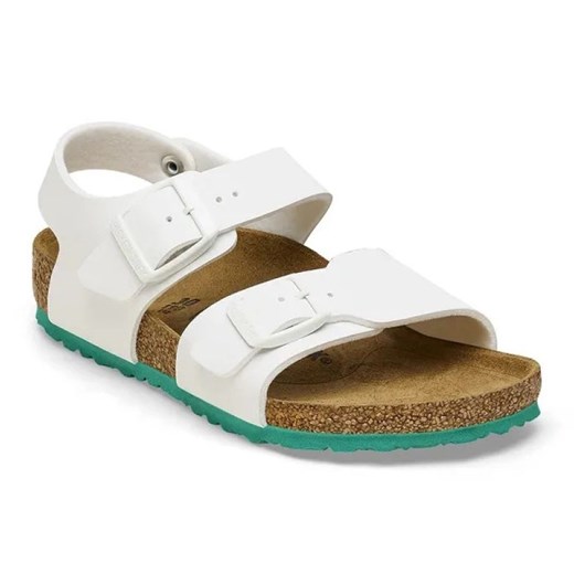 Sandały Birkenstock New York Bs 1026836 białe ze sklepu ButyModne.pl w kategorii Sandały dziecięce - zdjęcie 184230300