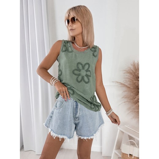 bluzka braniva khaki one size ze sklepu UBRA w kategorii Bluzki damskie - zdjęcie 184230904