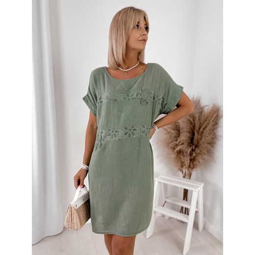 sukienka serina khaki one size ze sklepu UBRA w kategorii Sukienki - zdjęcie 184230943