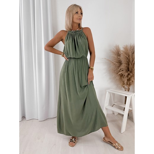 sukienka ikaria khaki one size ze sklepu UBRA w kategorii Sukienki - zdjęcie 184231030