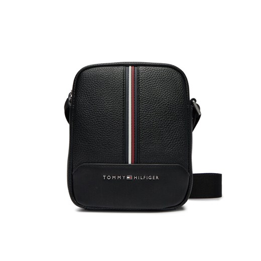 Saszetka Tommy Hilfiger Th Central Mini Reporter AM0AM11837 Czarny ze sklepu eobuwie.pl w kategorii Torby męskie - zdjęcie 184231301