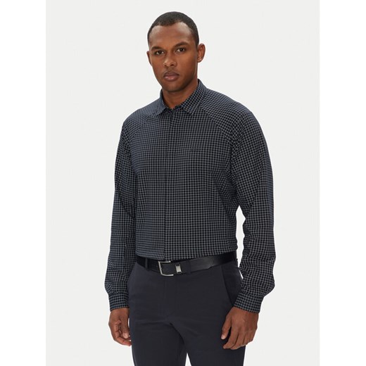 BOSS Koszula Excurse 50544843 Granatowy Regular Fit ze sklepu MODIVO w kategorii Koszule męskie - zdjęcie 184231771