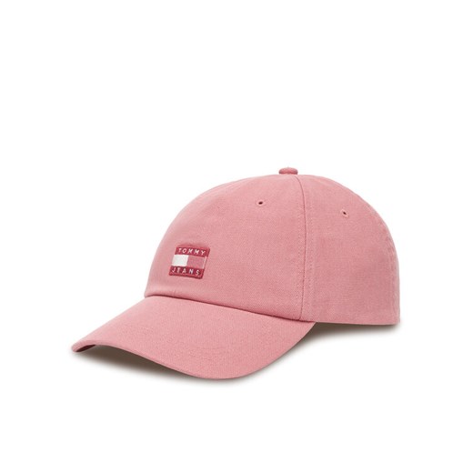 Tommy Hilfiger Czapka z daszkiem Heritage AW0AW17580 Różowy ze sklepu MODIVO w kategorii Czapki z daszkiem damskie - zdjęcie 184231802