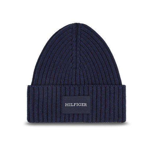 Tommy Hilfiger Czapka Monotype AM0AM12752 Granatowy ze sklepu MODIVO w kategorii Czapki zimowe męskie - zdjęcie 184231813