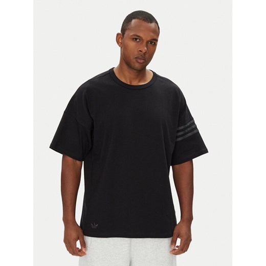 adidas T-Shirt Neuclassics HZ3700 Czarny Oversize ze sklepu MODIVO w kategorii T-shirty męskie - zdjęcie 184231851