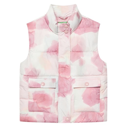 United Colors Of Benetton Kamizelka 2M9GCJ00Y Różowy Regular Fit ze sklepu MODIVO w kategorii Kamizelki dziewczęce - zdjęcie 184231924