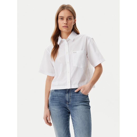 Guess Koszula W5GH98 WH7P1 Biały Regular Fit ze sklepu MODIVO w kategorii Koszule damskie - zdjęcie 184231930