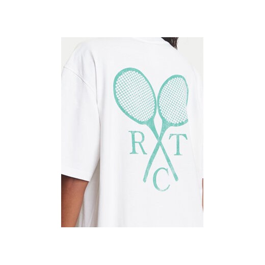 Bluzka damska Adidas z okrągłym dekoltem biała 