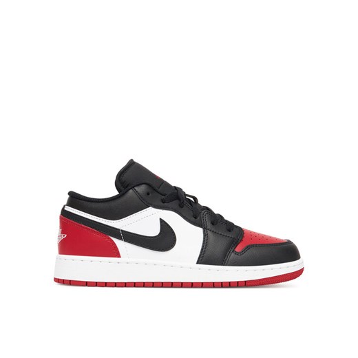 Sneakersy Nike Air Jordan 1 Low (GS) 553560 161 Czarny ze sklepu eobuwie.pl w kategorii Buty sportowe dziecięce - zdjęcie 184233194