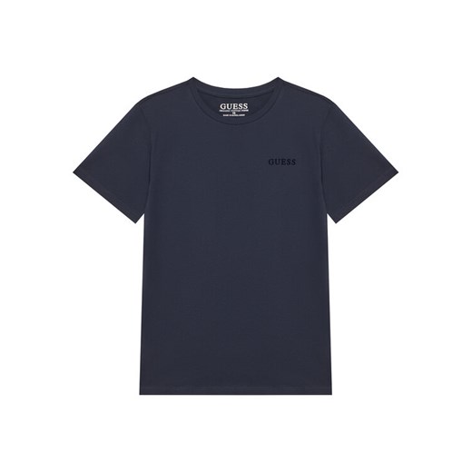 Guess T-Shirt L5YI39 K8HM4 Granatowy Regular Fit ze sklepu MODIVO w kategorii T-shirty chłopięce - zdjęcie 184233533