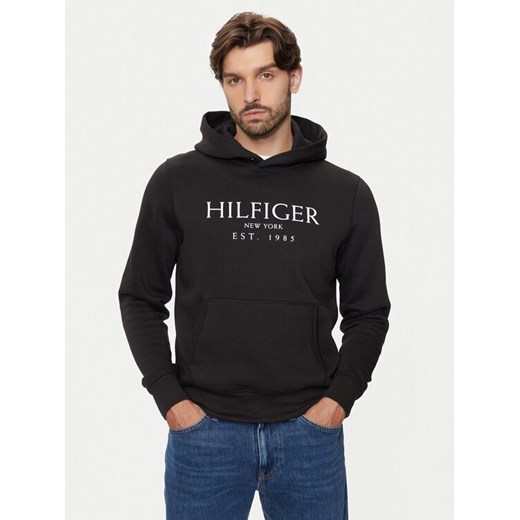 Tommy Hilfiger Bluza MW0MW35523 Czarny Regular Fit ze sklepu MODIVO w kategorii Bluzy męskie - zdjęcie 184233552