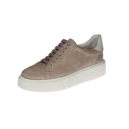 Cinque Skórzane sneakersy &quot;Laura&quot; w kolorze beżowym ze sklepu Limango Polska w kategorii Buty sportowe damskie - zdjęcie 184234530