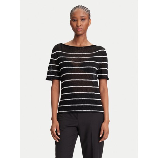 Tommy Hilfiger Sweter WW0WW46522 Czarny Regular Fit ze sklepu MODIVO w kategorii Swetry damskie - zdjęcie 184235120