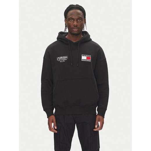 Tommy Hilfiger Bluza F1 Movie MW0MW41386 Czarny Regular Fit ze sklepu MODIVO w kategorii Bluzy męskie - zdjęcie 184235123