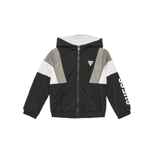 Guess Kurtka przejściowa L5YL02 WF090 Czarny Regular Fit ze sklepu MODIVO w kategorii Kurtki chłopięce - zdjęcie 184235132
