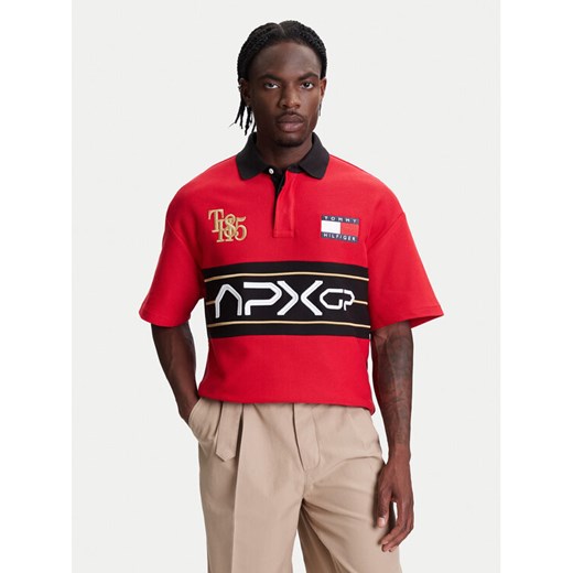 Tommy Hilfiger Polo F1 Movie Race Day MW0MW41393 Czerwony Relaxed Fit ze sklepu MODIVO w kategorii T-shirty męskie - zdjęcie 184235190