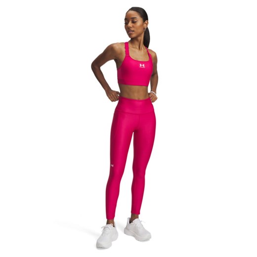 Damskie legginsy treningowe Under Armour Tech Hi Ankle Leg - różowe ze sklepu Sportstylestory.com w kategorii Spodnie damskie - zdjęcie 184236921