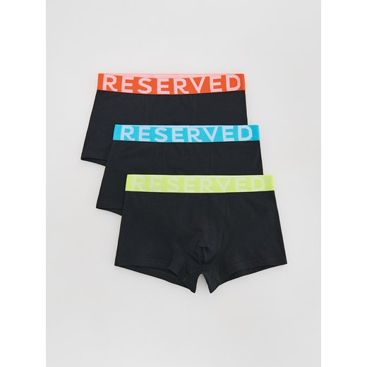 Reserved - 3 pack bokserek Classic - czarny ze sklepu Reserved w kategorii Majtki męskie - zdjęcie 184239910
