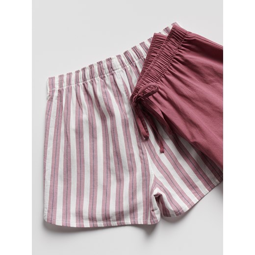 Reserved - Piżamowe szorty 2 pack - jasnofioletowy Reserved M Reserved