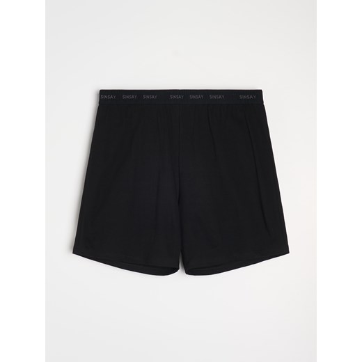 Sinsay - Szorty do spania z szeroką gumą w talii 2 pack - wielobarwny Sinsay S Sinsay