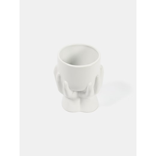 Sinsay - Doniczka z astrologicznym motywem - biały Sinsay One Size Sinsay