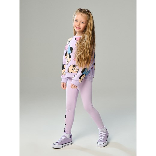 Sinsay - Legginsy 2 pack Minnie Mouse - fioletowy Sinsay 116 (5-6 l) Sinsay