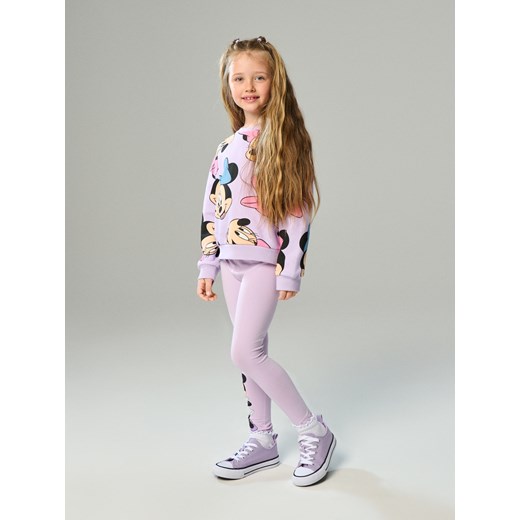 Sinsay - Legginsy 2 pack Minnie Mouse - fioletowy Sinsay 98 (2-3 l) Sinsay