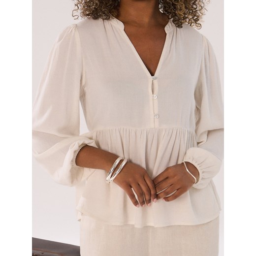 Bluzka damska Sinsay z lnu 