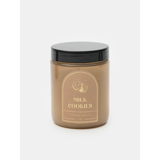 Sinsay - Świeca zapachowa Milk Cookies - kremowy Sinsay One Size Sinsay