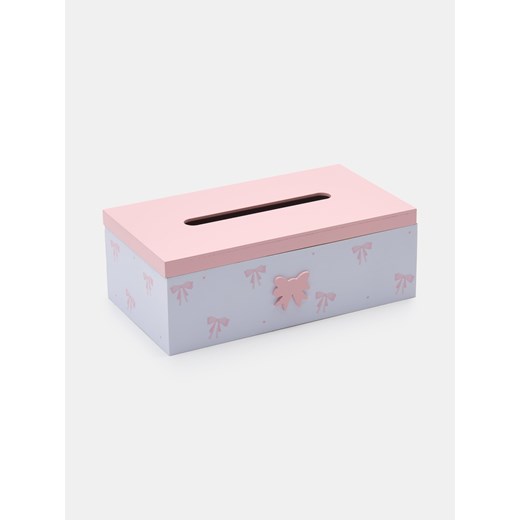 Sinsay - Pudełko na chusteczki z motywem kokardki - wielobarwny Sinsay One Size Sinsay