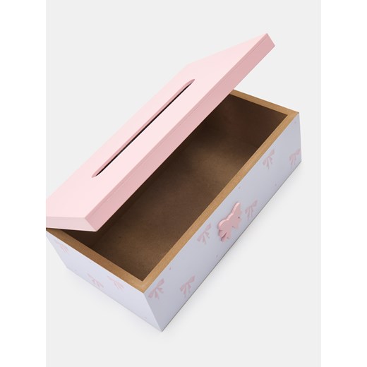 Sinsay - Pudełko na chusteczki z motywem kokardki - wielobarwny Sinsay One Size Sinsay