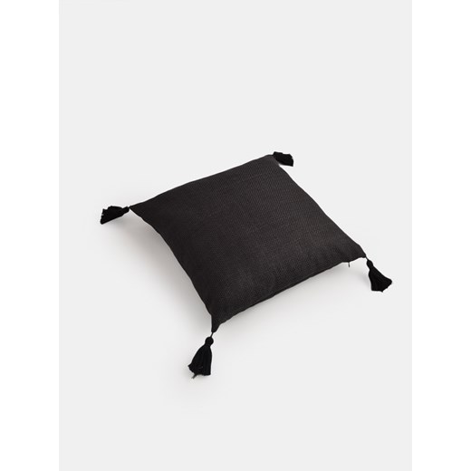Sinsay - Poduszka dekoracyjna z frędzlami - czarny Sinsay One Size Sinsay