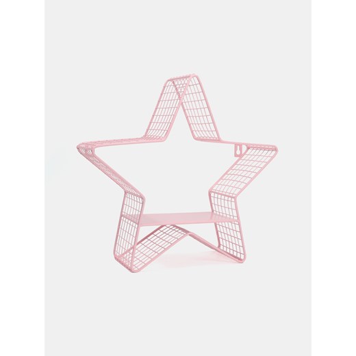 Sinsay - Metalowa półka ścienna w kształcie gwiazdki - różowy Sinsay One Size Sinsay