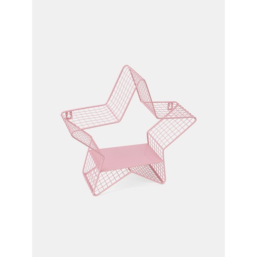 Sinsay - Metalowa półka ścienna w kształcie gwiazdki - różowy Sinsay One Size Sinsay