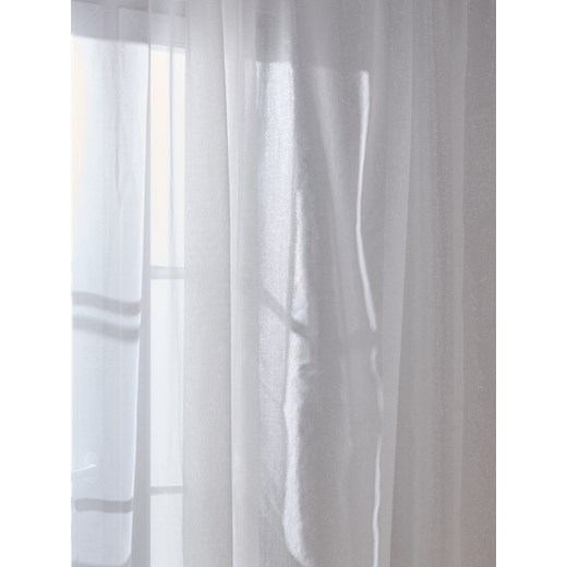 Sinsay - Zasłona ze srebrną nicią na taśmie - srebrny Sinsay One Size Sinsay