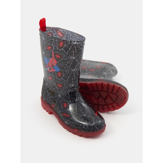 Sinsay - Kalosze ze świecącą podeszwą LED Spider-Man - wielobarwny Sinsay 30 Sinsay