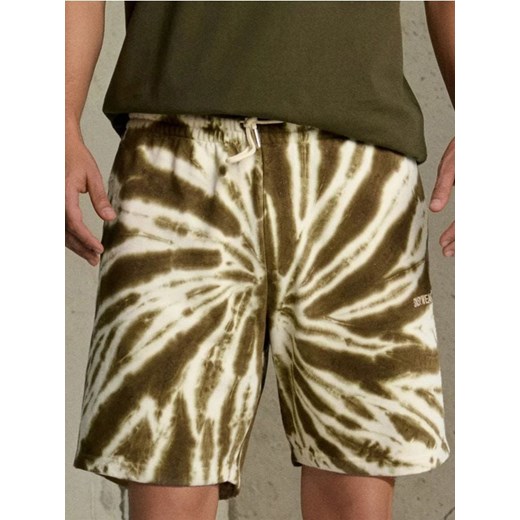 Sinsay - Szorty tie-dye - khaki ze sklepu Sinsay w kategorii Spodenki męskie - zdjęcie 184246293