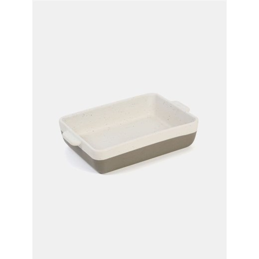 Sinsay - Ceramiczna forma do pieczenia z nakrapianym wzorem - kremowy ze sklepu Sinsay w kategorii Akcesoria do pieczenia - zdjęcie 184246502