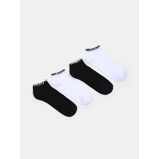Sinsay - Skarpetki z ozdobną falbanką 4 pack - wielobarwny ze sklepu Sinsay w kategorii Skarpetki damskie - zdjęcie 184246504
